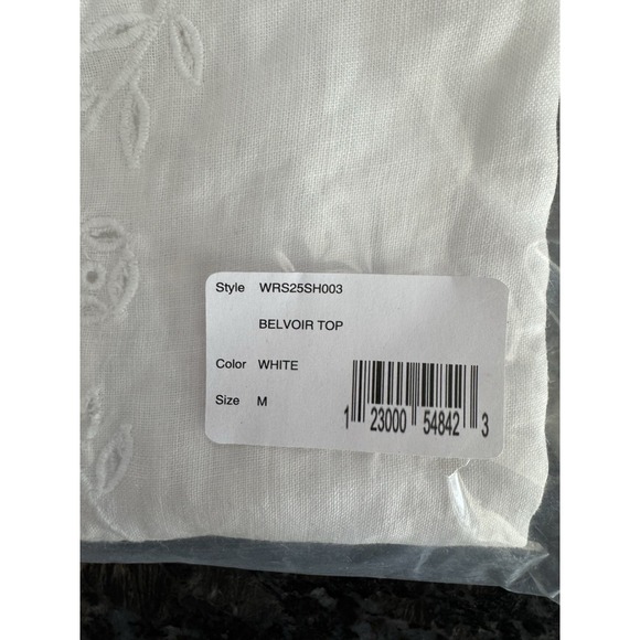 Bode Belvoir Top. 100% Linen $1300. NWT Size M - Picture 5 of 16